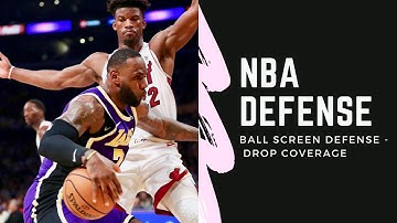 NBA Defense Day 26 (VoiceOver) Ball Screen Defense, Drop Coverage!