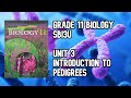 SBI3U - Unit 3 Genetics Class 8 Introduction to Pedigrees  (Grade 11 Biology)