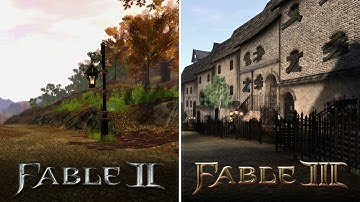 How Bowerstone Market Changed - Fable 2 vs Fable 3 (Comparison) 4K