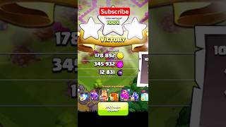 BEST TH17 Attack Strategy is RC CHARGE MASS DRAGONS 🐉 #reels #coc #TH15 #shorts #foryou #trending