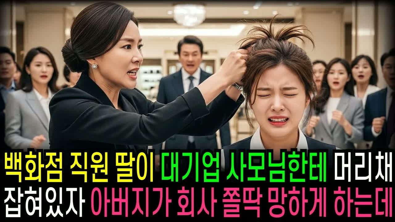 백화점 직원 딸이라 무시하던 시댁, 대기업 사모님과 연결된 인연이 밝혀지며 하루아침에 사업이 무너진 충격적 결말