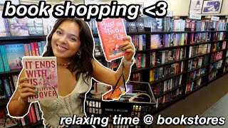 shopping for new books + bookstore haul VLOG (: