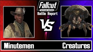 Fallout Wasteland Warfare Battle Report S1E4 - Minutemen vs. Mirelurks