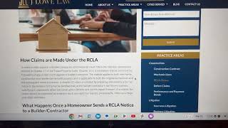 Texas Residential Construction Liability Act (RCLA): What is the RCLA and what does the it require?