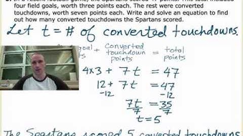 Lesson 10.2 Modelling and Solving Two-Step Equations Part 1