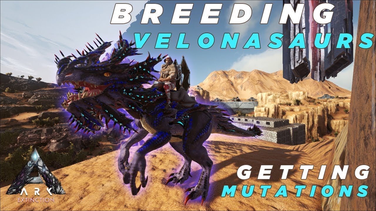 Getting Sweet Mutations Velonasaur Breeding Episode 9 Ark Extinction Dlc Gameplay Youtube