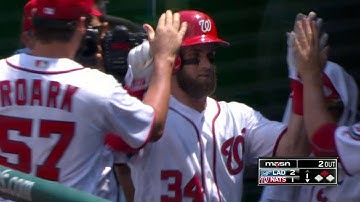 LAD@WSH: Harper drives in Turner on a sac fly