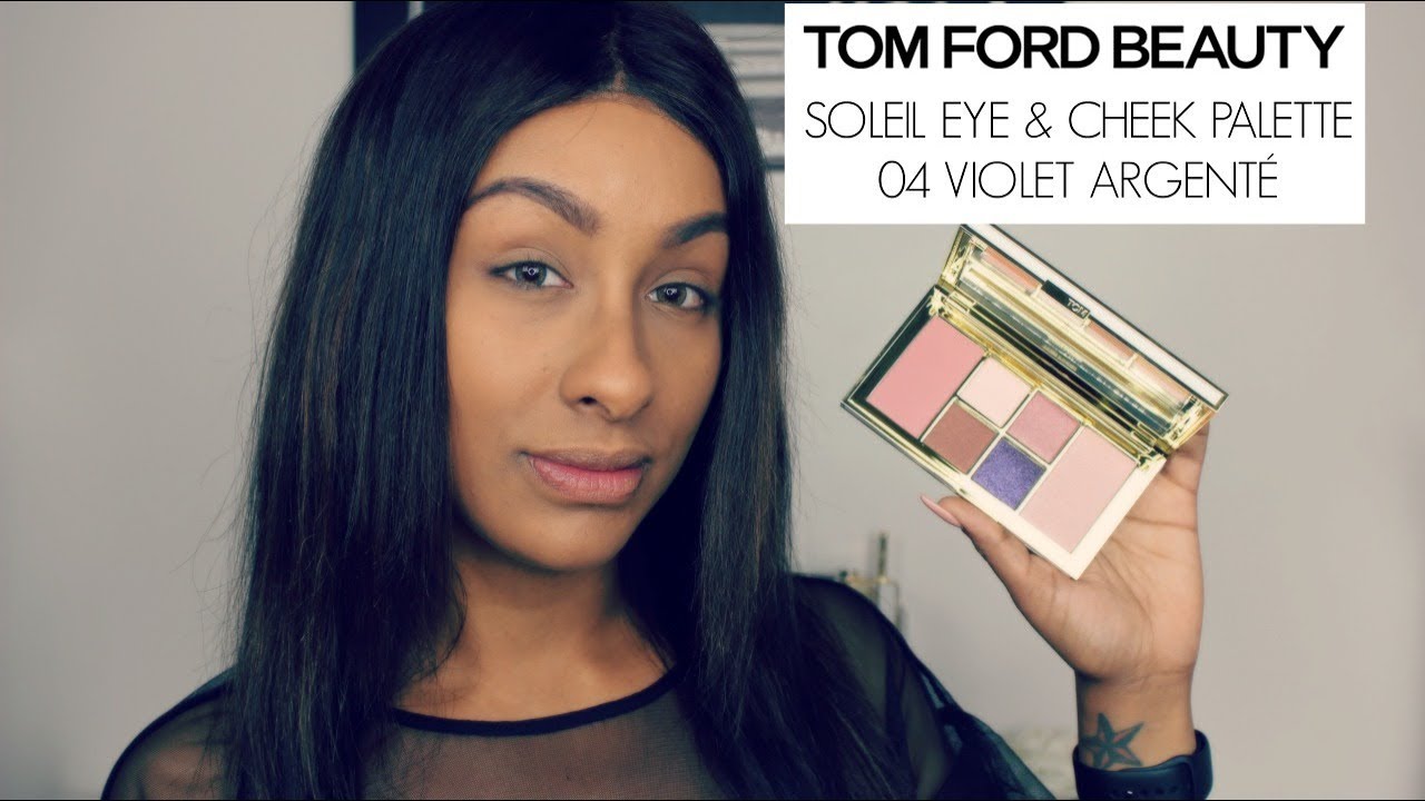 TOM FORD ソレイユ パレット 04 VIOLET ARGENTE TOM FORD Violet Argenté Soleil Eye & Cheek Palette REVIEW