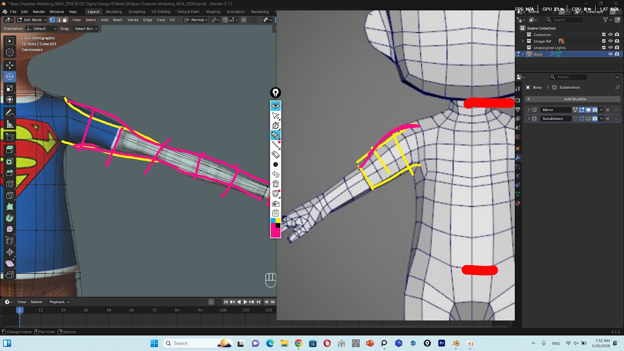 007_Blender Character Modeling Tutorial_ Hand Arm - YouTube