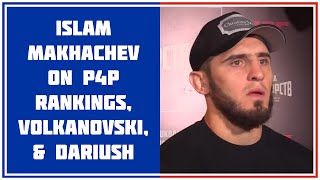 "I will be the number one pound-for-pound fighter soon" - Islam Makhachev