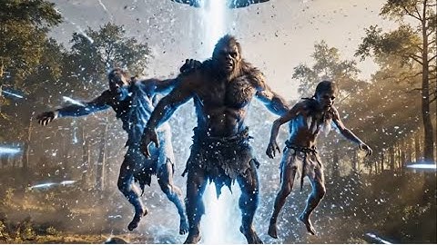 Primitive Warriors Taken by a Mysterious Future Ship | Neanderthal Abduction Sci-Fi Short 🚀😱