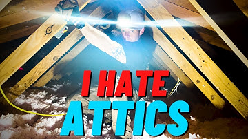 Installing Recessed Lighting - Crawling in Attics - Remodeling