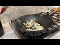 YOSUKATA Carbon Steel Wok Pan, Pre Seasoned Flat Bottom Pow Wok for Stir Fry, BBQ, Grill & Camping