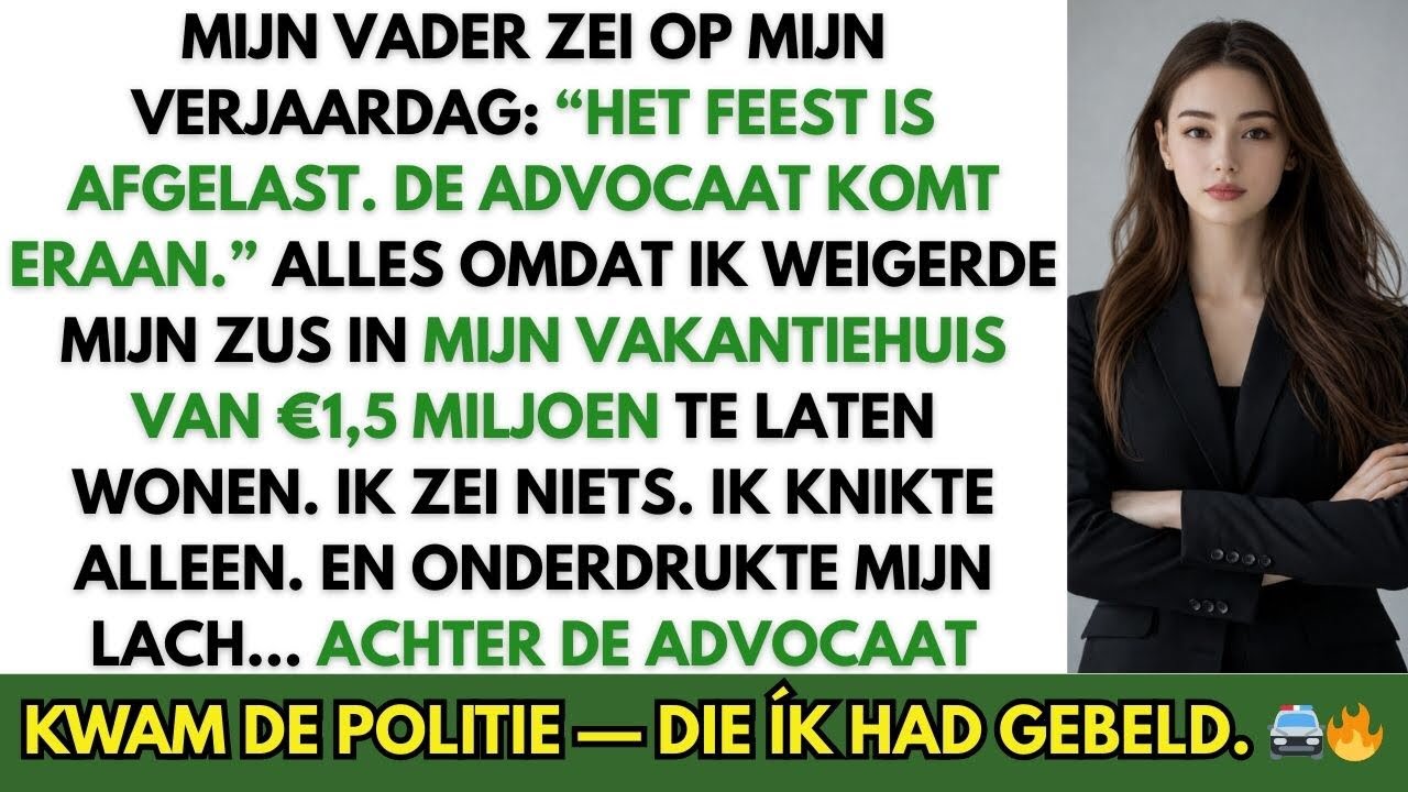 MIJN VERJAARDAGSFEEST EINDIGDE MET DREIGEMENTEN VAN DE RECHTBANK