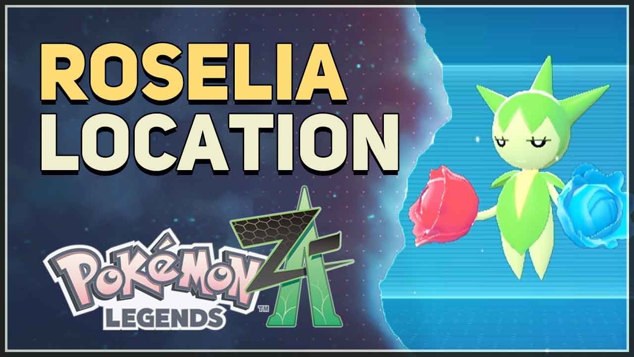 Roselia Location Pokemon Legends Z-A (Pokedex 030) - YouTube