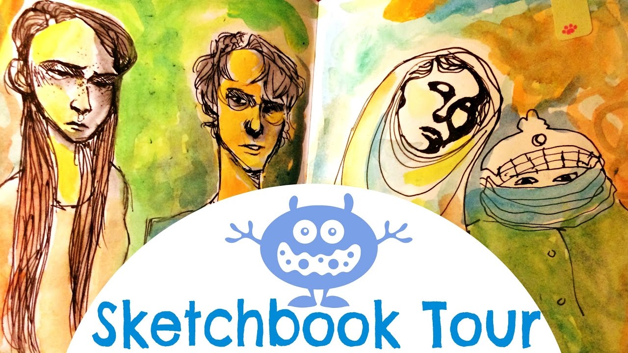 Sketchbook tour || Oct-Nov 2016 - YouTube