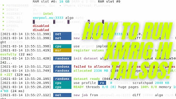 How to mine Monero in TailsOS - Live USB!