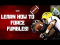 HOW TO TACKLE IN FOOTBALL | MAKE MORE FUMBLES AND STRIP THE BALL|FILM STUDY