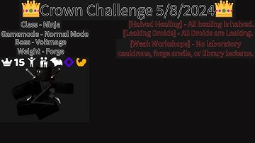 Crown Challenge 5/8/2024 - Randomly Generated Droids