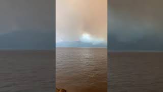 Wildfires near Lena pillars - 1