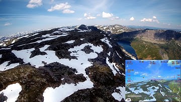 Mini Talon + EzUHF JR-module test.