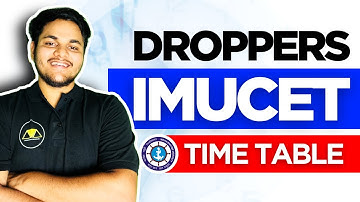 How To Study For IMUCET As A Dropper Student? How To Manage Time In Your Drop Year?