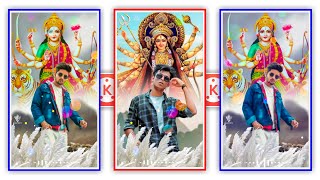 Durga Puja WhatsApp Status Video Editing | Navratri Status Video Editing in KineMaster | Maa Durga. screenshot 3