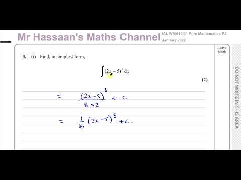 WMA13/01 IAL (Edexcel)