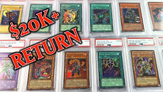 Another EPIC Old School Yugioh PSA Return!! 1st Edition Gems, Promos, Tournament Pack, & MORE!!