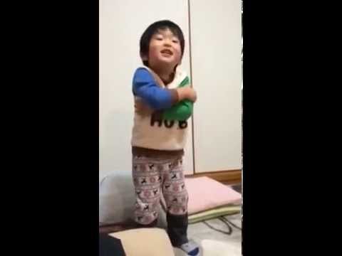 Baby dance 妖怪体操を3歳児が踊ってみた みーくん
