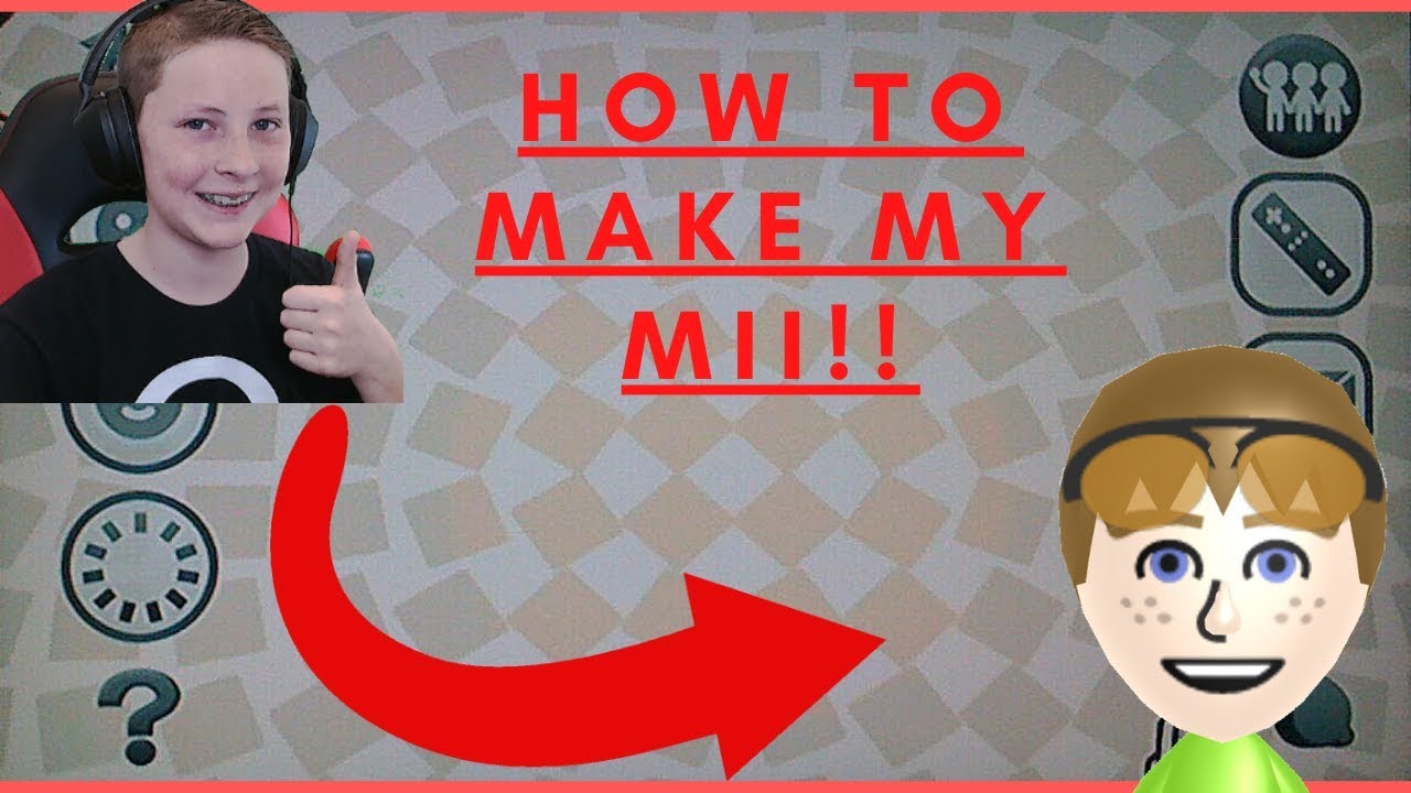 How to make my Mii!!