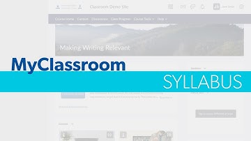 Module 2 – Viewing the Syllabus