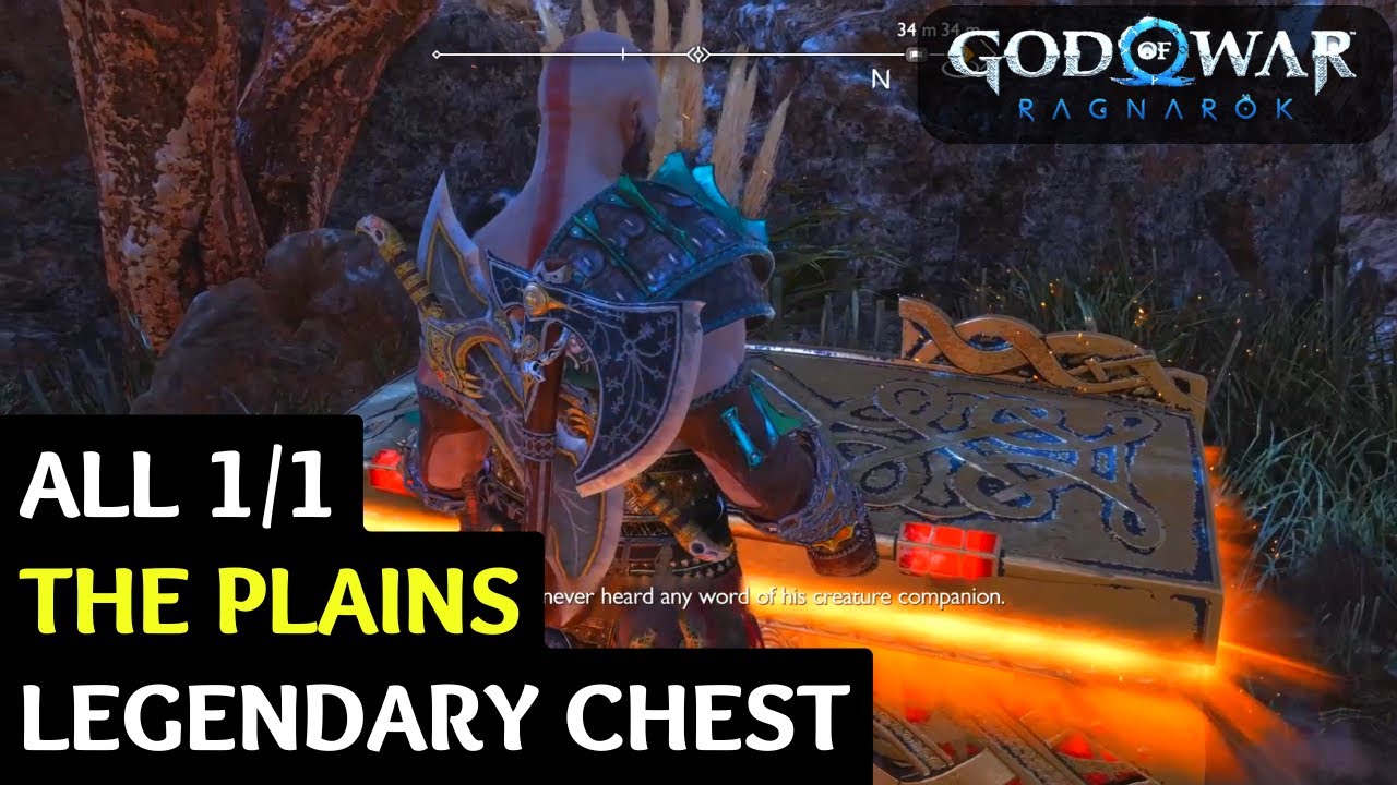 GOD OF WAR RAGNAROK The Plains (Crater) All Legendary Chest Location