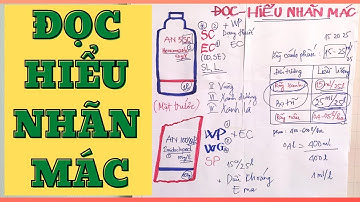 Cầm thuốc BVTV trên tay thì cần nắm thông tin gì ? | Hiểu về thuốc BVTV | Đọc hiểu nhãn mác