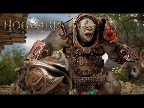 Троль в доспехах: Хогвартс Наследие! Hogwarts Legacy boss