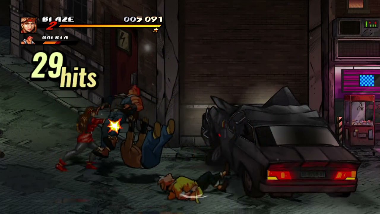 Streets of Rage 4: Bare Knuckle Mobile Blaze mod Switch ver.
