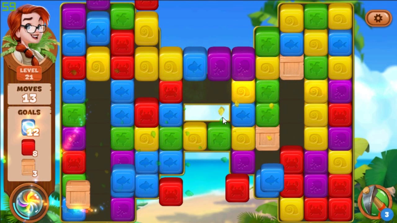 Lost Island Blast Adventure level 21