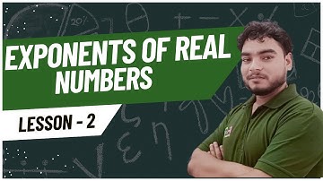 Exponents of Real Numbers | Laws of exponent |Class9 CBSE & UP Board | Akash G Classes