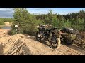 Ural Russian motorcycles 2WD. Offroad. урал днепр грязь бездорожье