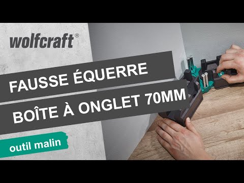 Comment poser des plinthes sans se tromper - Boîte à onglet réglable 70mm