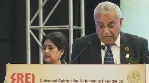 The speech of Dr. Markandey Rai, during 11th World Confluence of Humanity, Power & Spirituality