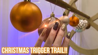 ASMR * Christmas Trigger Trail * Tapping & Scratching * No Talking * ASMRVilla