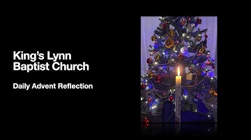 Advent Reflection 22nd Dec 2023