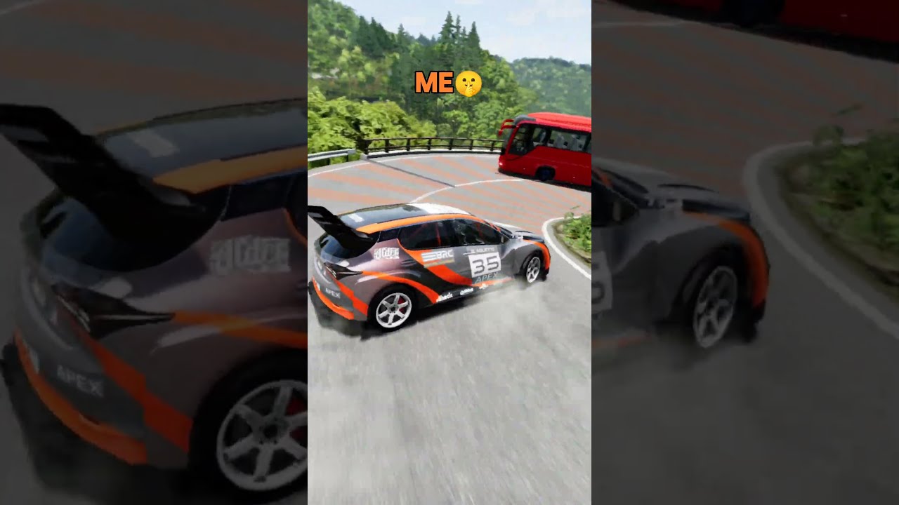 Family Mountain Road Driving Style Beamngdrive