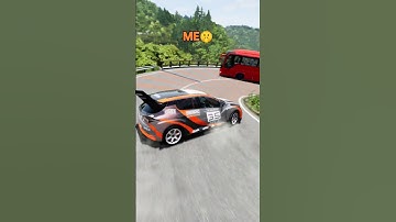 Family Mountain road driving style😂 #beamngdrive