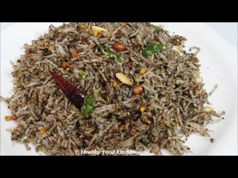 Ellu Sadam Recipe-Black Sesame Seeds Rice Recipe-Pregnancy Recipe  - Variety Rice Recipe in tamil
