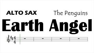 Earth Angel by The Penguins Alto Sax Sheet Music Backing Track Play Along Partitura