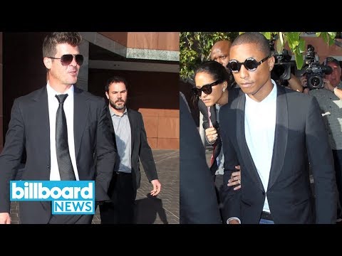 Video: Robin Thicke và Pharrell ra lệnh phải trả 7,4 triệu đô la để lấy cắp 