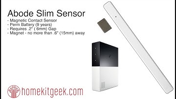 Abode Slim Door and Window Sensor goes where other Sensors CAN