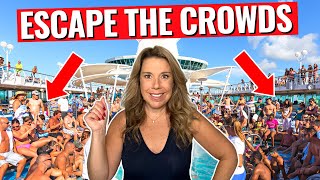 Do These 12 Things to AVOID the Crowds on a Cruise!!